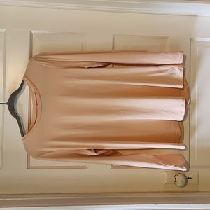 Torrid Active open twist back top, Blush Pink, size 0